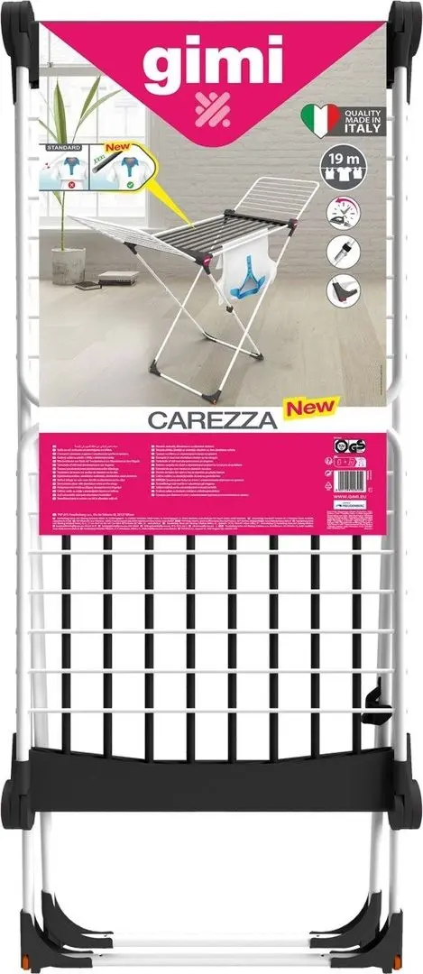 Uscator de rufe Gimi Carezza (White/Black)