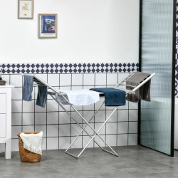 Uscator de rufe electric Homcom 850-198V90 (Silver) Thumb