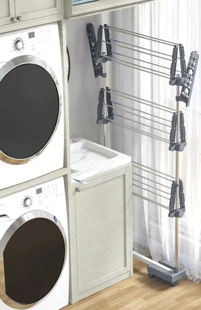 Сушилка для белья Homcom 850-294V00GY (Grey/Silver)