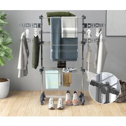 Сушилка для белья Homcom 850-294V00GY (Grey/Silver) Thumb