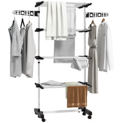 Uscator de rufe Homcom 850-295V00BK (Silver) Thumb