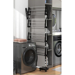 Uscator de rufe Homcom 850-295V00BK (Silver) Thumb