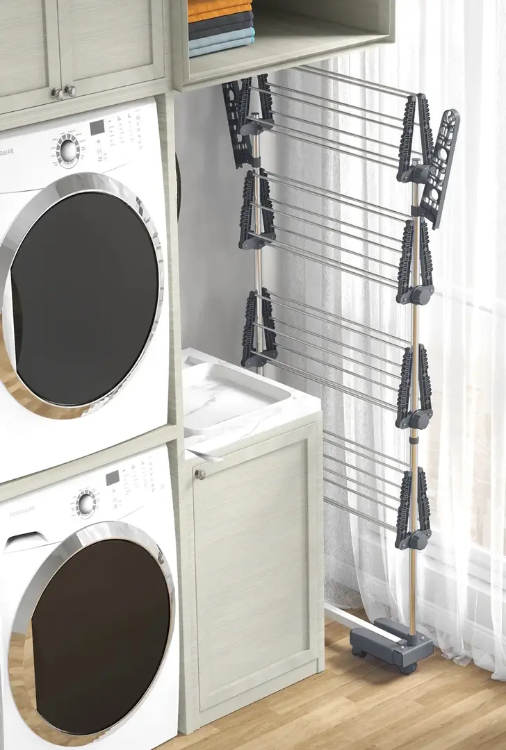 Uscator de rufe Homcom 850-295V00GY (Silver/Grey) - 4