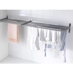 Сушилка для белья настенная Ikea Grundtal 67-120 cm (Нержавеющая сталь) Thumb