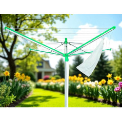 Сушилка для белья Leifheit Linomatic S500 (Silver/Green) Thumb