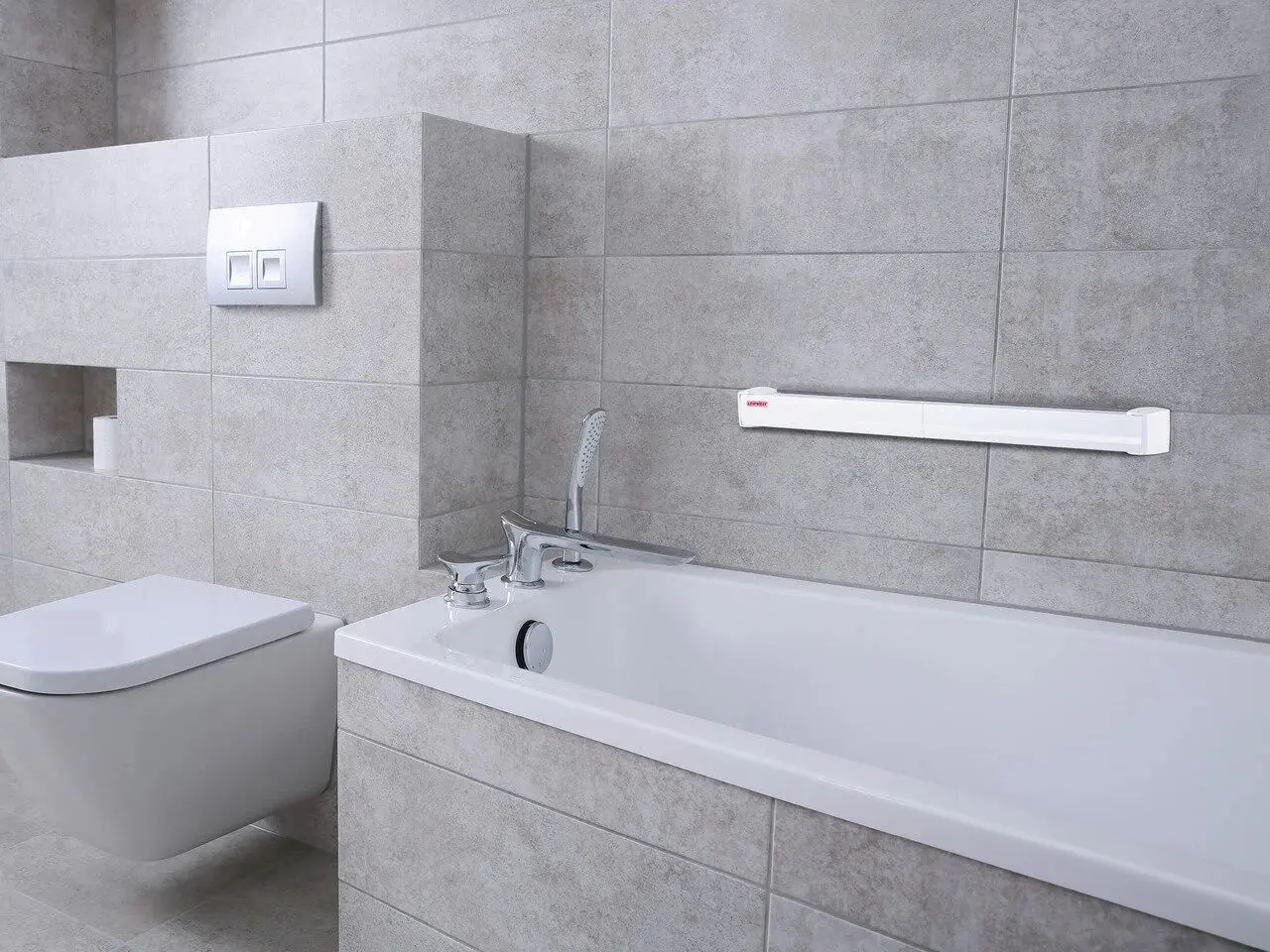 Uscator de rufe de perete Leifheit Telegant 30 Protect (White)