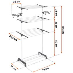 Сушилка для белья Massido Delia (White/Black) Thumb