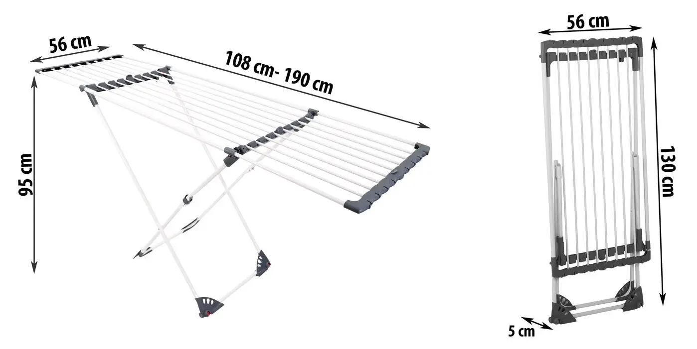 Uscator de rufe Massido Ursula (White/Black)