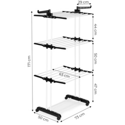 Сушилка для белья Modern Home JM-N601 (White/Black) Thumb