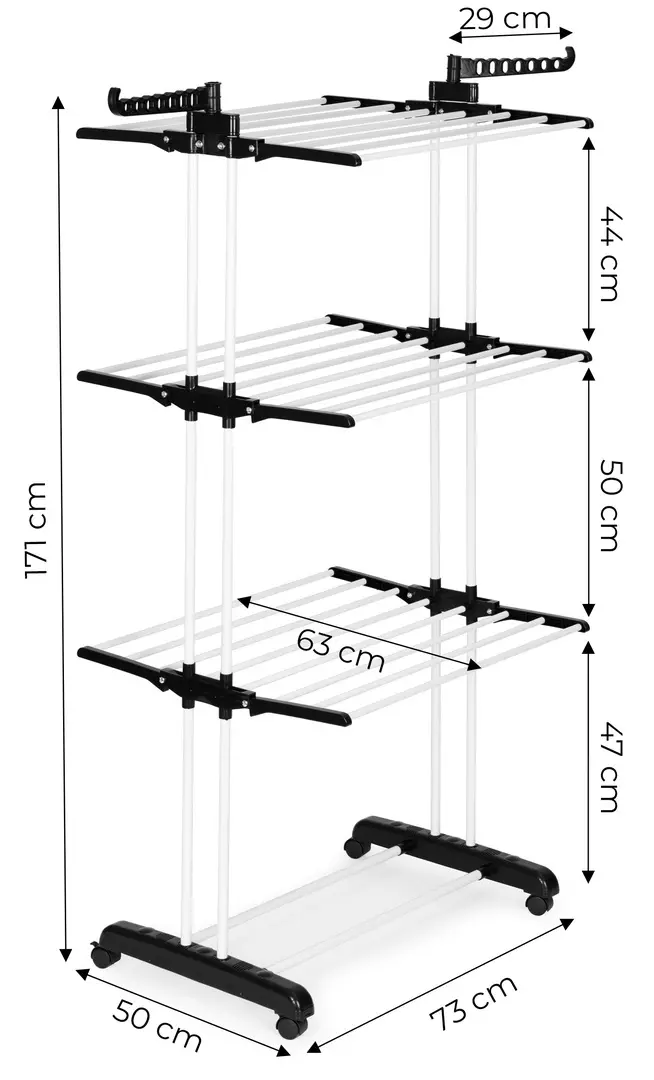 Сушилка для белья Modern Home JM-N601 (White/Black)