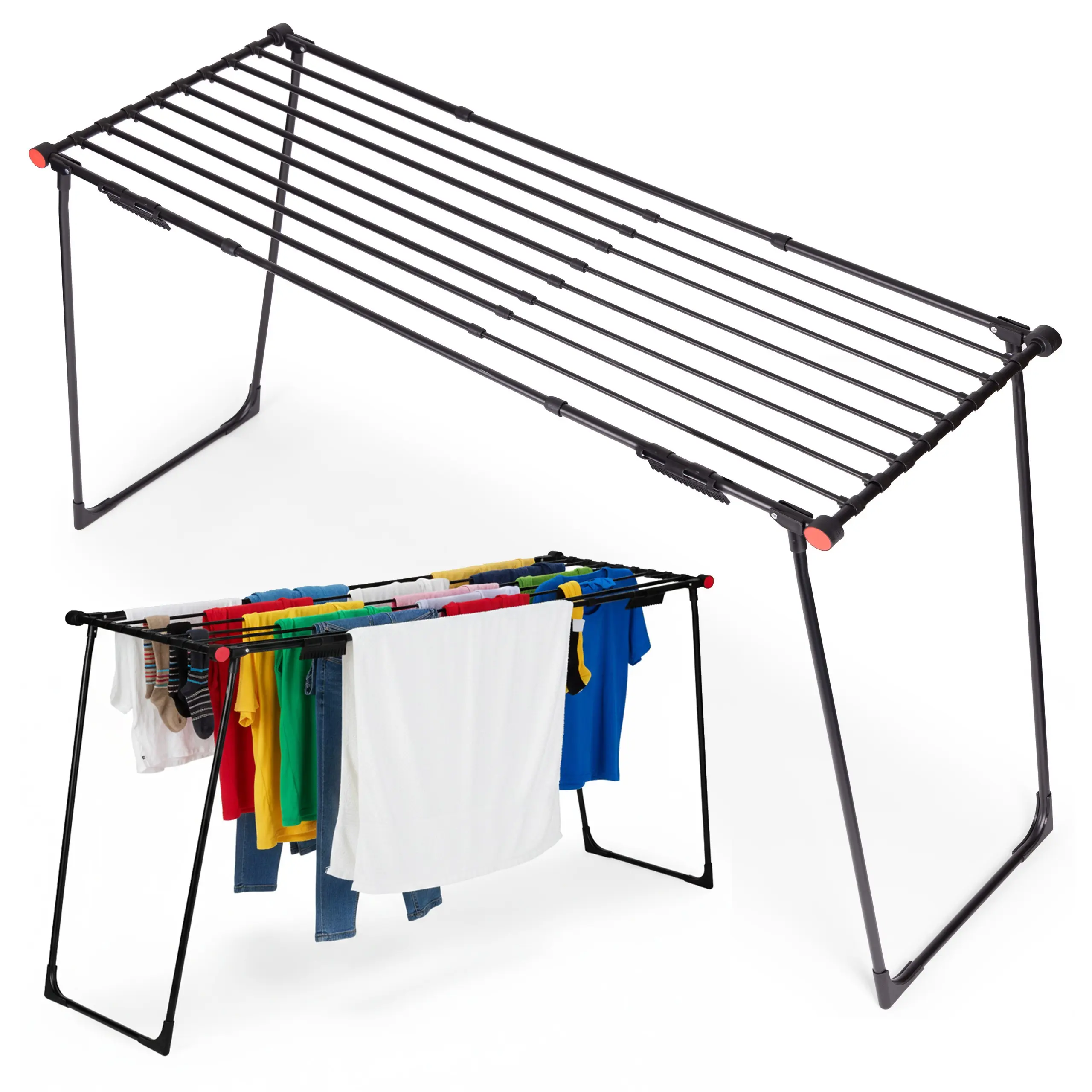 Uscator de rufe pe podea Modern Home BJ-1928-2 (Black) - 6