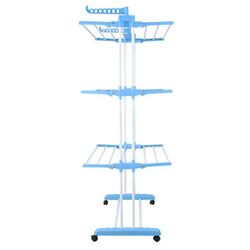 Сушилка для белья Deshop 170x50см (White/Blue) Thumb