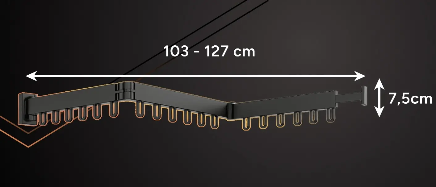 Uscator de rufe Ruhhy 26342 (Black)