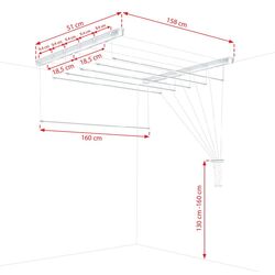 Uscator de rufe Sepio 6x160cm 8387 (Black) Thumb