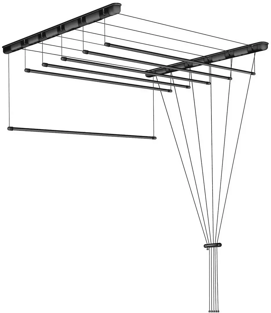 Uscator de rufe Sepio 6x200cm 8424 (Black)