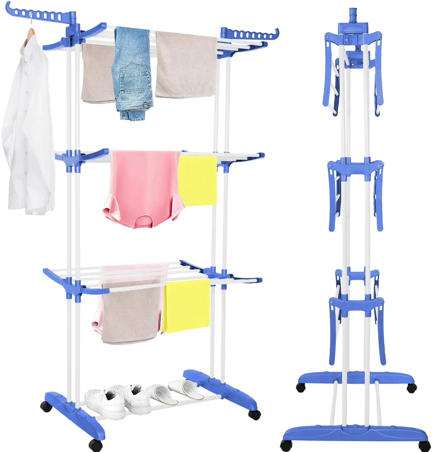 Сушилка для белья Springos HA7452 (White/Blue) - 2