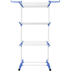 Сушилка для белья Springos HA7452 (White/Blue) Thumb