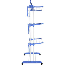 Сушилка для белья Springos HA7452 (White/Blue) Thumb