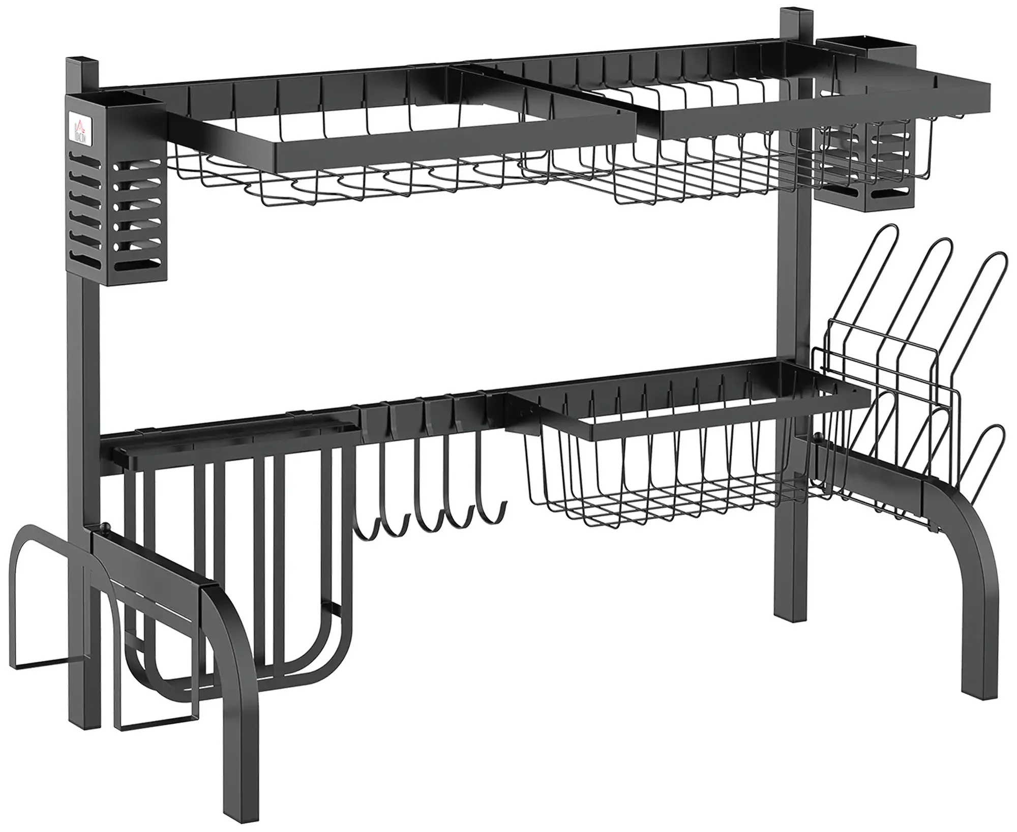 Uscator vase Homcom 801-285V00BK (Black) - 2