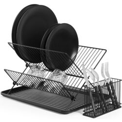 Сушилка для посуды VonShef 1000289 (Matte Black) Thumb