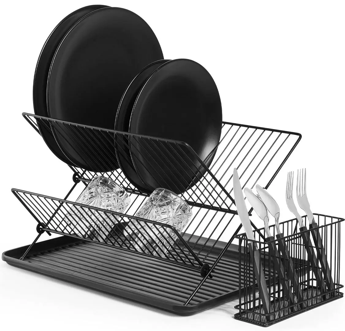 Сушилка для посуды VonShef 1000289 (Matte Black)