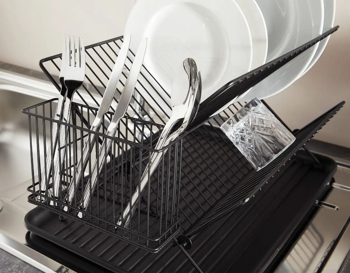 Сушилка для посуды VonShef 1000289 (Matte Black)