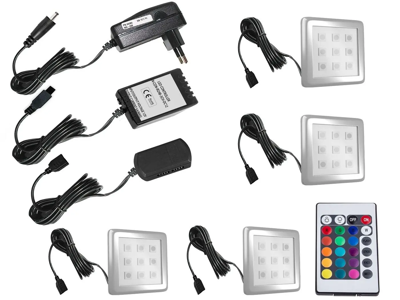 Set clema LED Belini Lumina 4 03/051/000/00/00/00/016