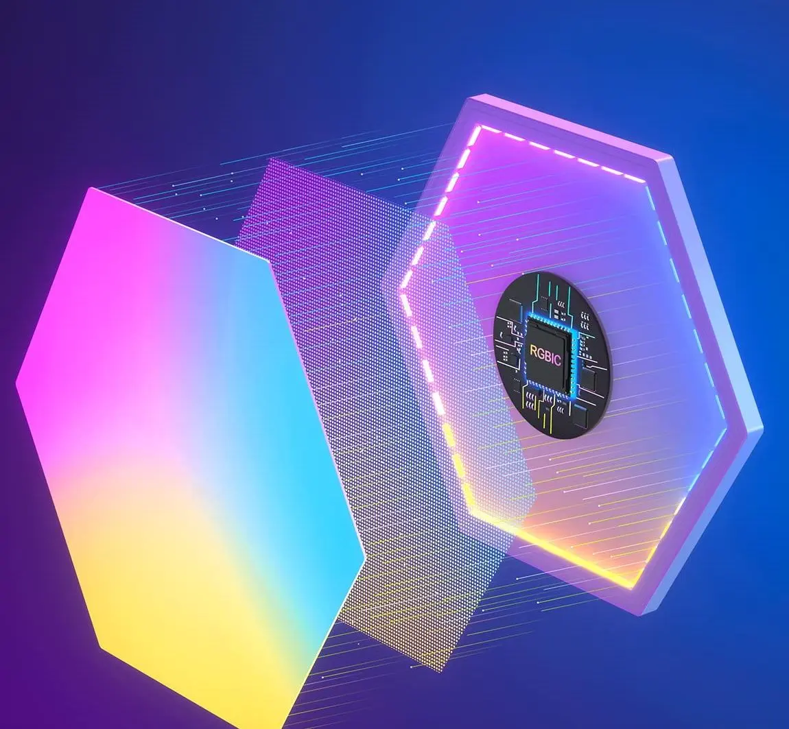 Set lampi LED Govee Glide Hexa Light Panels B6061301