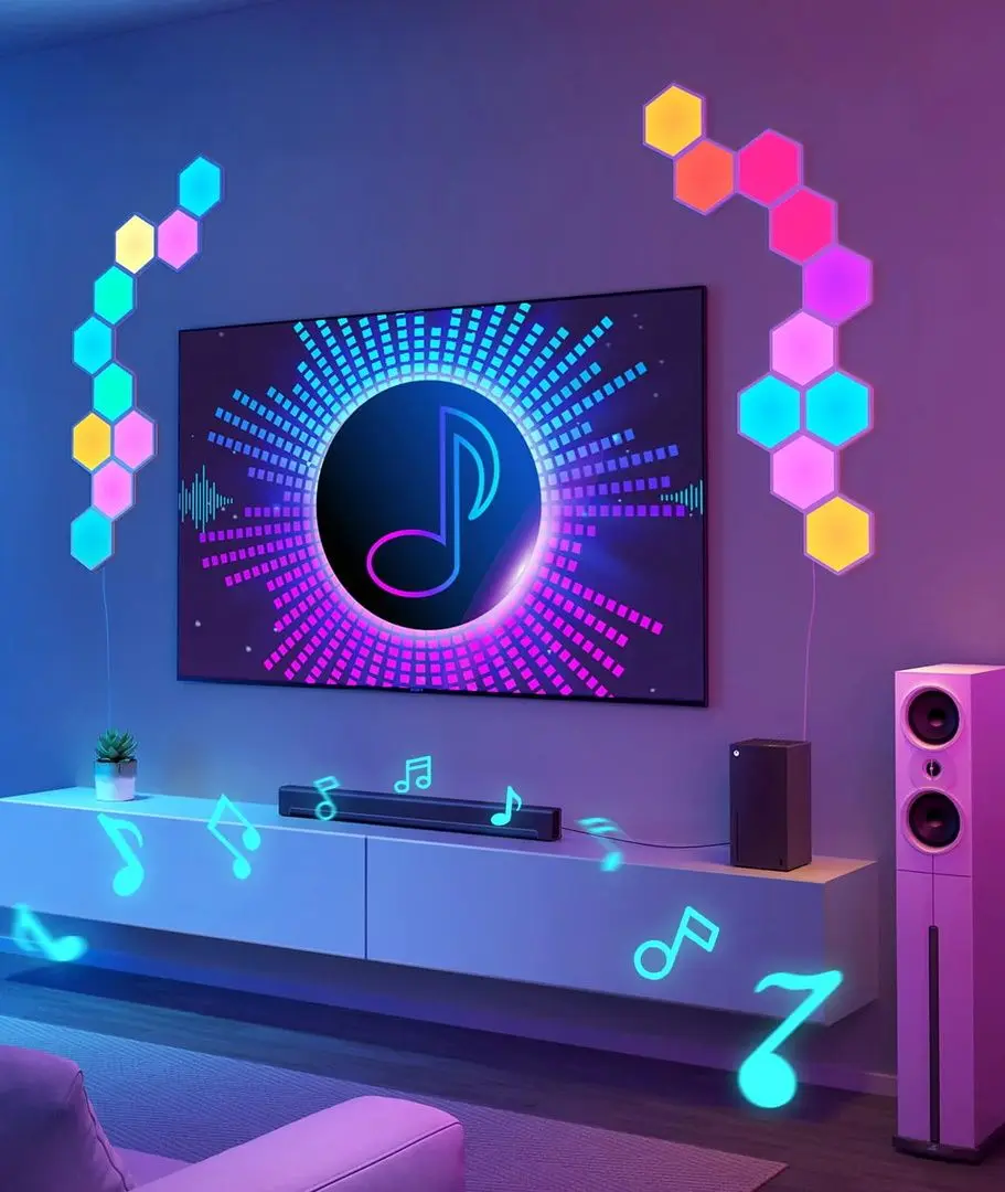 Set lampi LED Govee Glide Hexa Light Panels B6061301