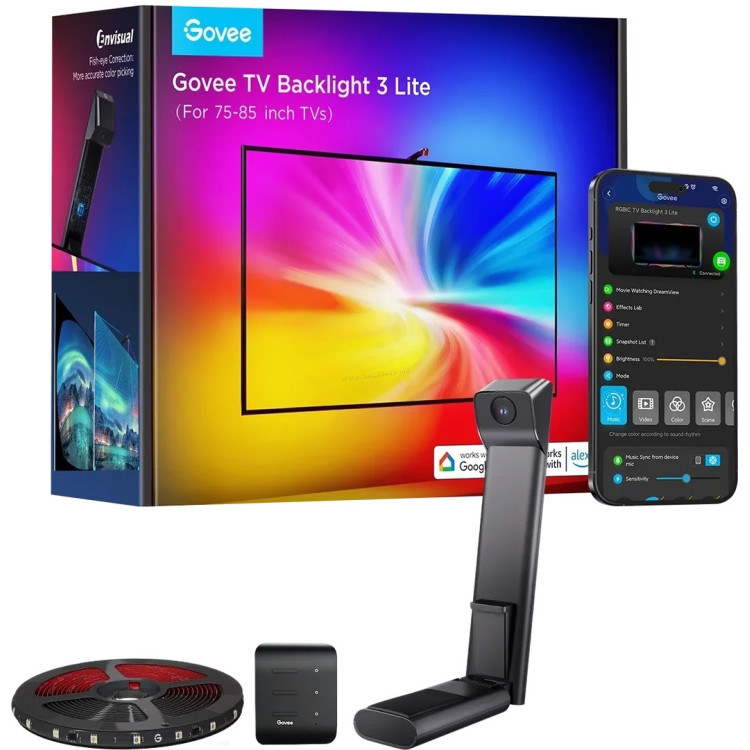 Iluminare de fundal TV Govee RGBIC TV Backlight 3 Lite H60993D2