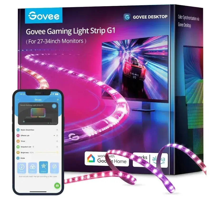 Bandă LED pentru monitor Govee RGB Gaming Light Strip G1 H6609312