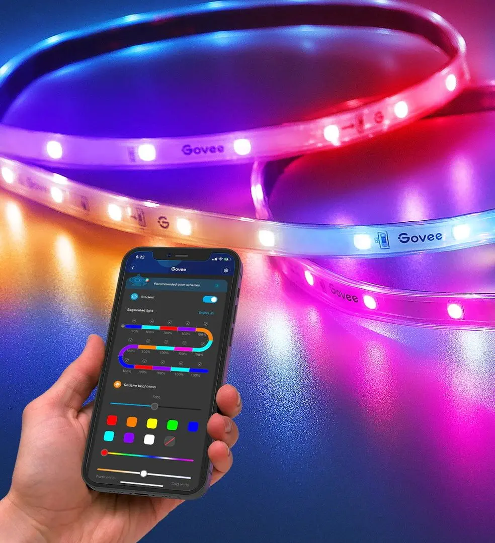 Светодиодная лента Govee H6172 RGBIC Wi-Fi 10m - 5