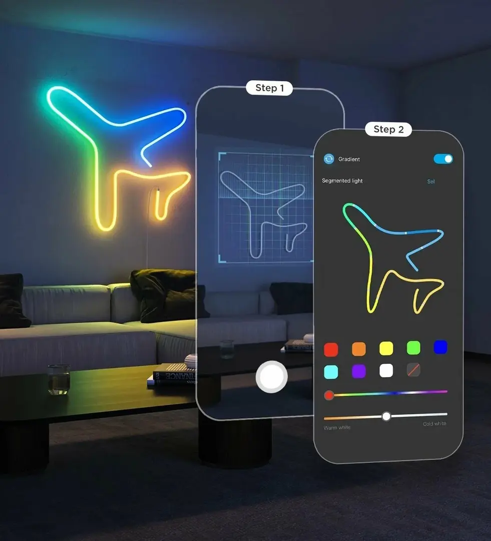 Светодиодная лента Govee Neon Rope Strip Ligth 2s H61D4C11