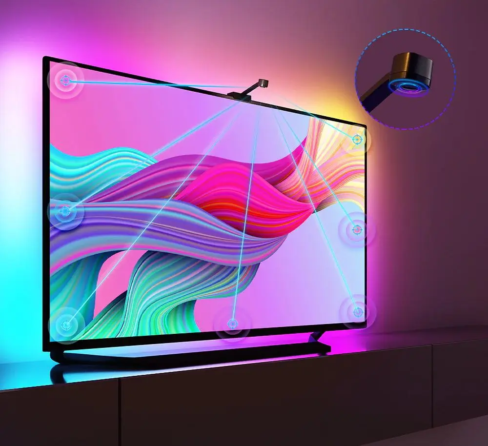 Banda LED + camera Govee H6199 TV Backlight T1 Wi-Fi RGBIC - 3