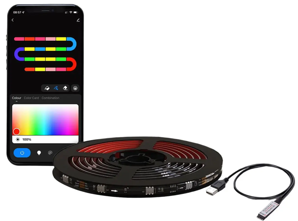 Светодиодная лента Nous F9 Smart Wi-Fi RGBIC 2m