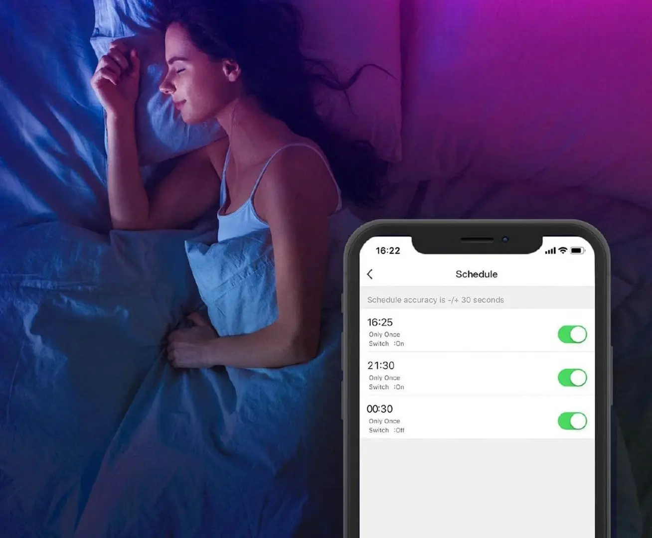 Banda LED RGB Nous Smart F2 Wi-Fi (White)