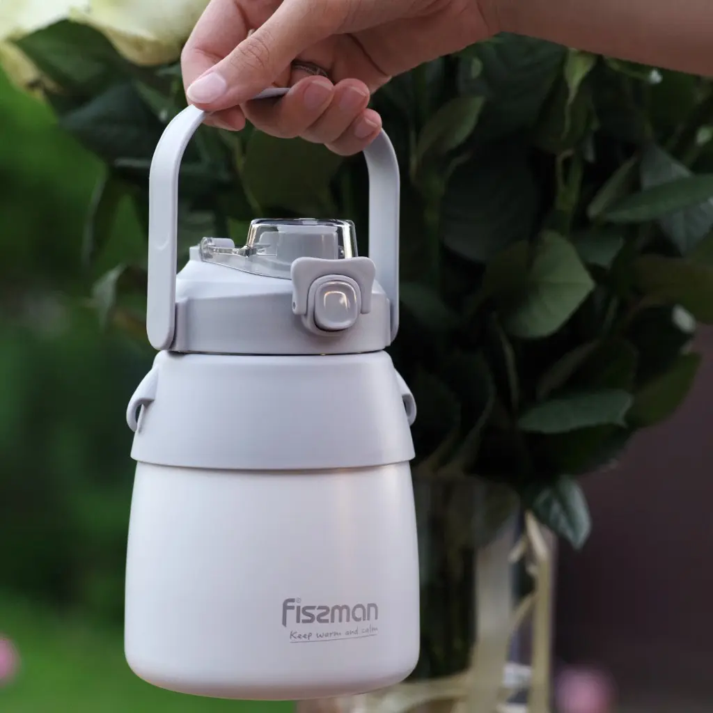 Термос Fissman 9864 800ml (Gray/White)