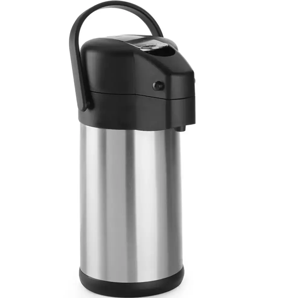 Termos cu pompa Hendi 445877 (Inox/Black)