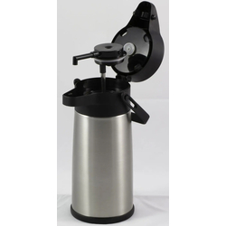 Термос с помпой Hendi 448908 (Inox/Black) Thumb