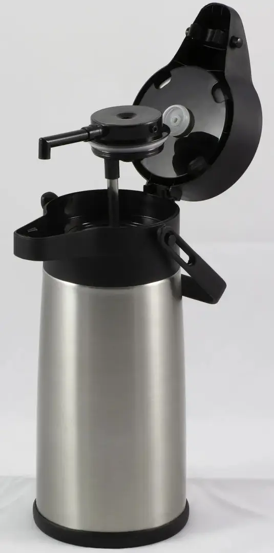 Термос с помпой Hendi 448908 (Inox/Black)