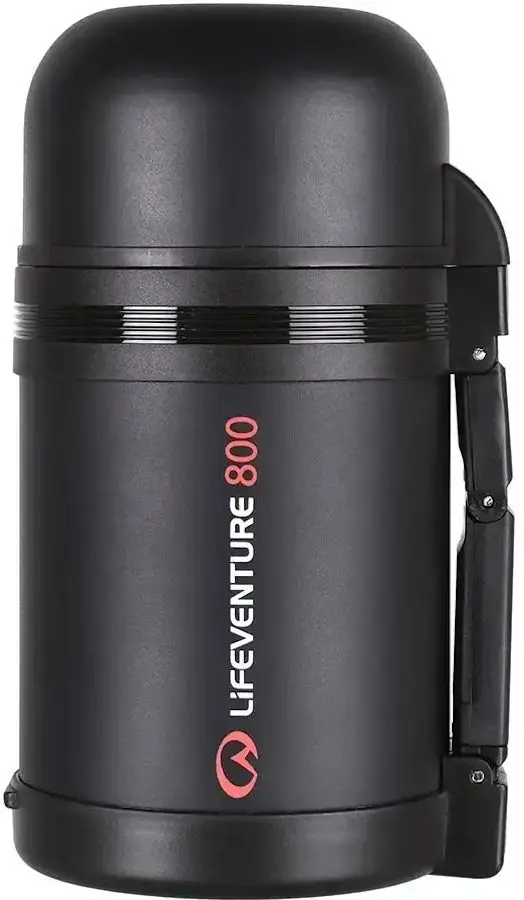 Termos Lifeventure Wide Mouth Flask 0.8L (Black)