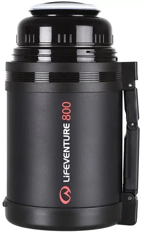 Termos Lifeventure Wide Mouth Flask 0.8L (Black)
