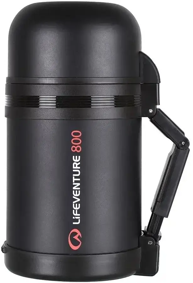 Termos Lifeventure Wide Mouth Flask 0.8L (Black)