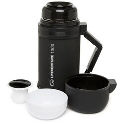 Termos Lifeventure Wide Mouth Flask 1L (Black) Thumb