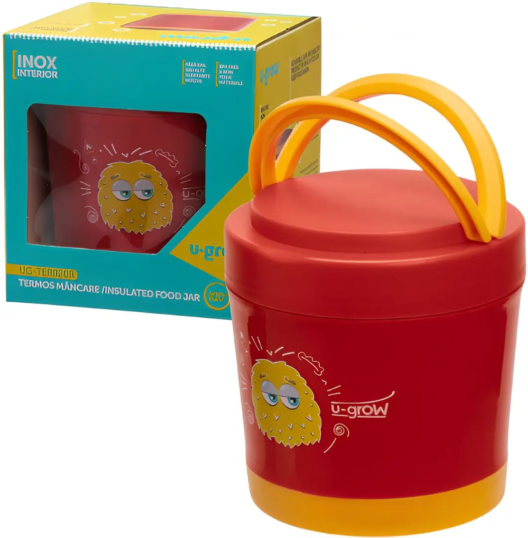 Termos pentru mancare U-grow UG-TER820R (Red/Yellow)