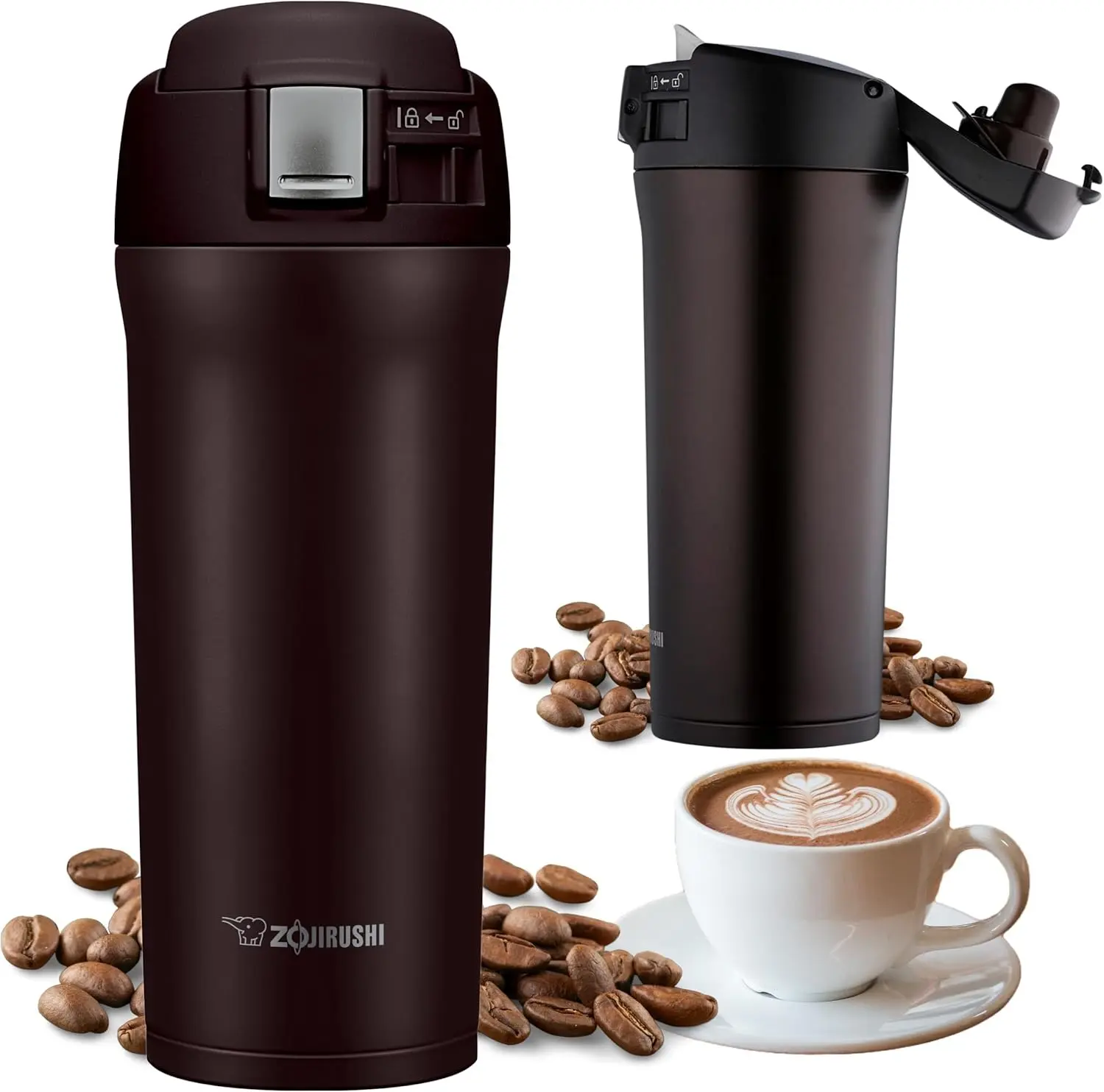 Термокружка Zojirushi SM-YAF48TD 480ml (Dark Cocoa)