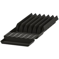 Подставка для ножей Ikea Uppdatera с подносом 20x50 (Белый/Антрацит) Thumb