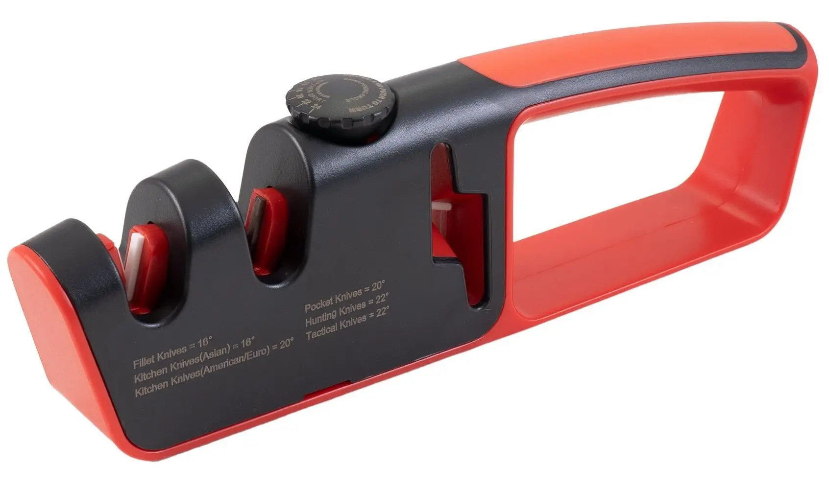 Ascutitoare pentru cutite si foarfece Zokura Z1047 (Black/Red) - 2