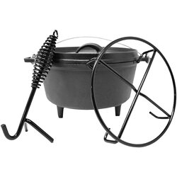 Ceaun agățat cu capac si accesorii Klarstein Galloway 10038584 (Dark Grey) Thumb