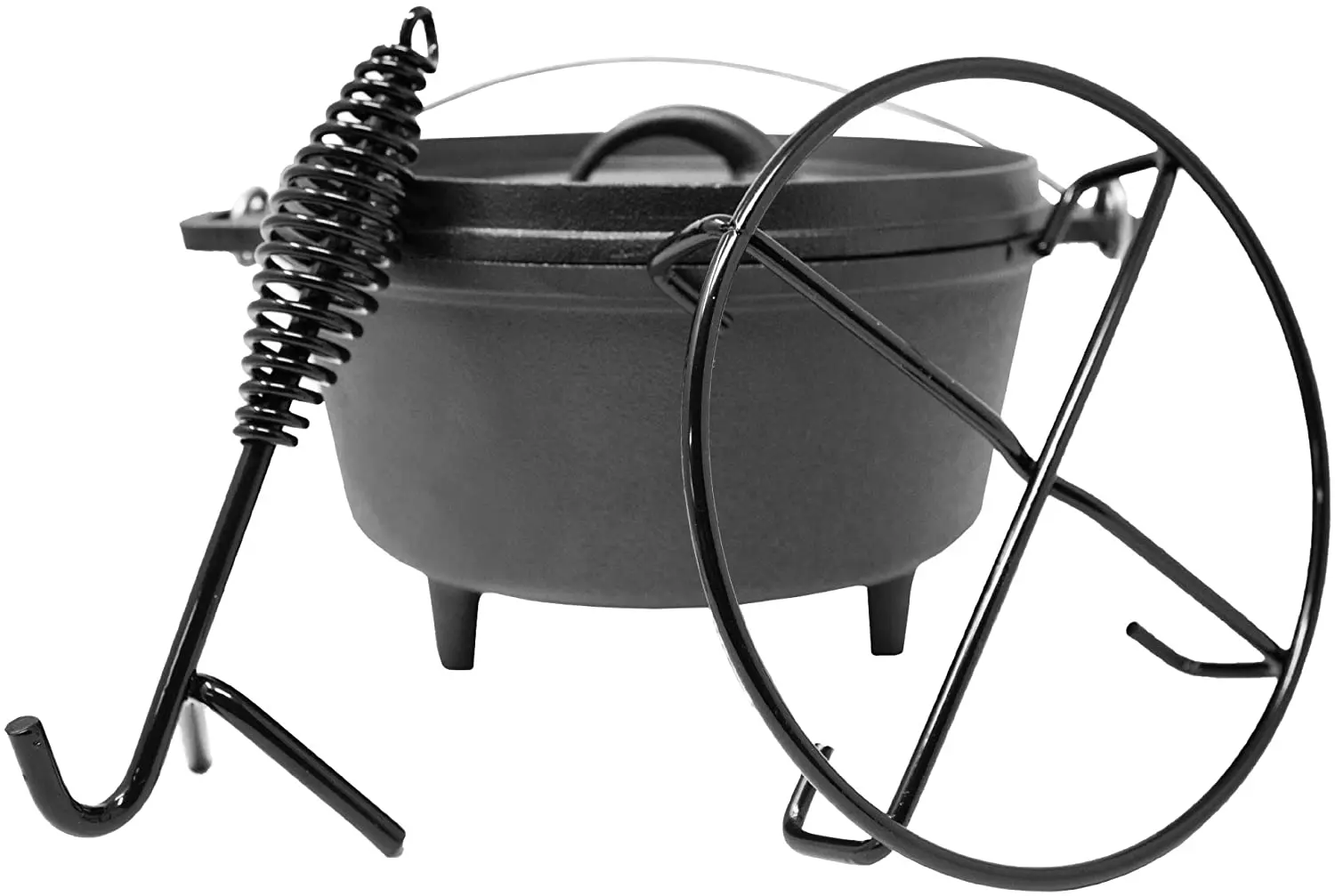 Ceaun agățat cu capac si accesorii Klarstein Galloway 10038584 (Dark Grey) - 7